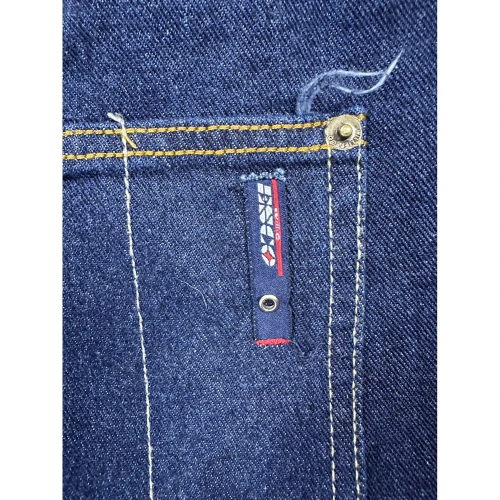 Willie‎ Esco Duns Vintage 90s Baggy Carpenter Jeans Dark Wash Indigo Mens 36x31